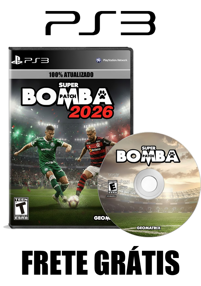 Bomba Patch 2026 (PS3) com Frete Grátis