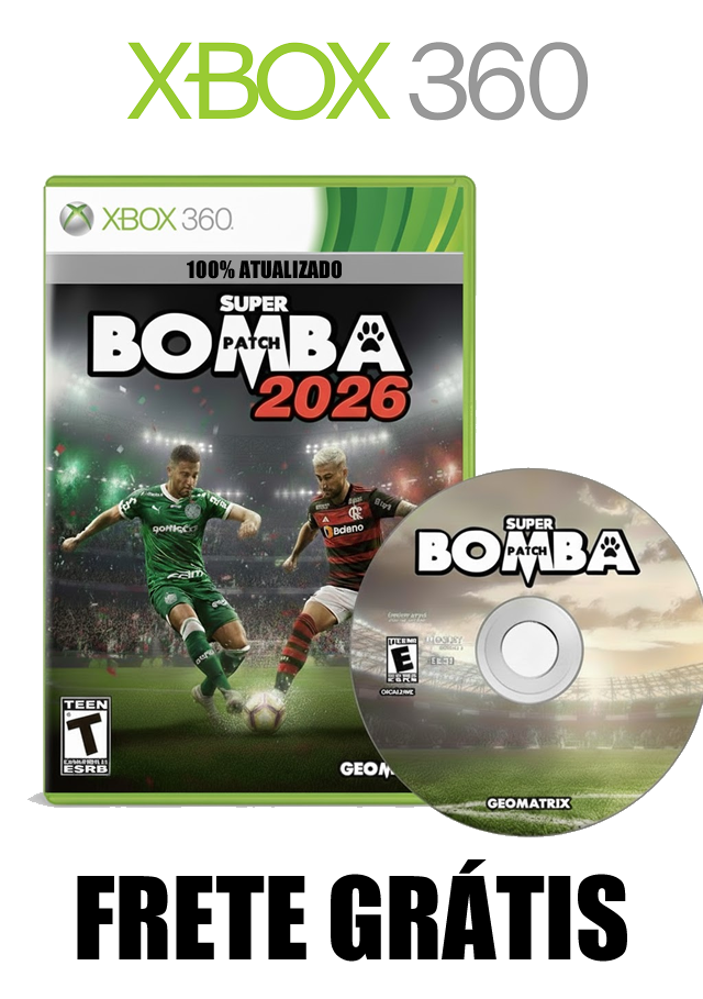 Bomba Patch 2026 (Xbox360) com Frete Grátis