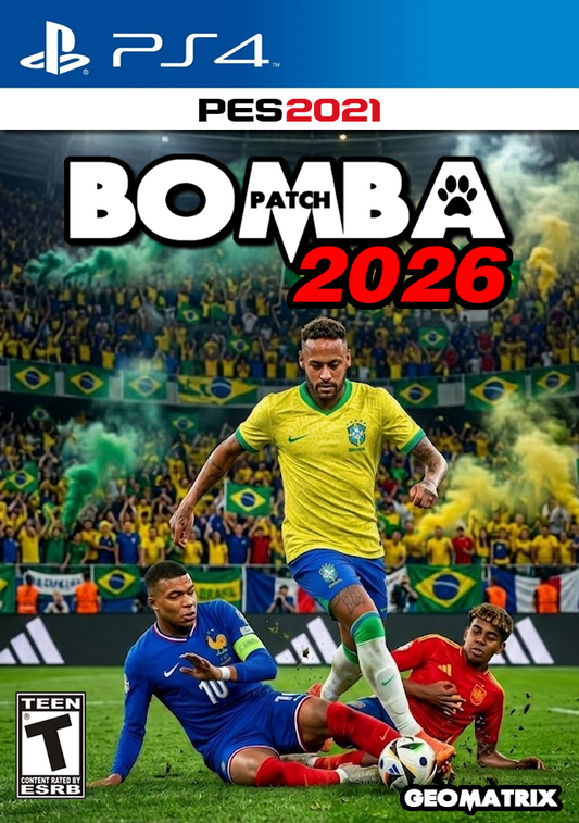 Bomba Patch PES2021 Atualizado 2026 (PS4)